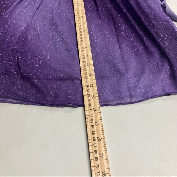 RUBY ROX Women’s Purple Sparkly Spaghetti Strap Size Small Prom Formal Dress - Picture 6 of 8